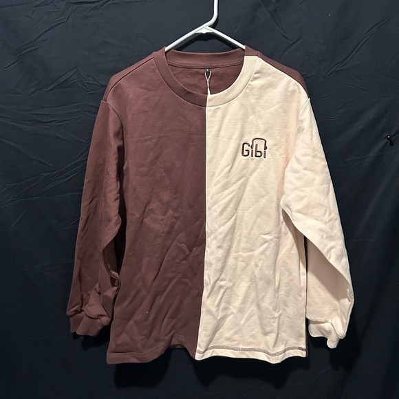 Gibi ASMR RARE Merch Crewneck Two-Tone UNISEX New With Tags! - Picture 1 of 3
